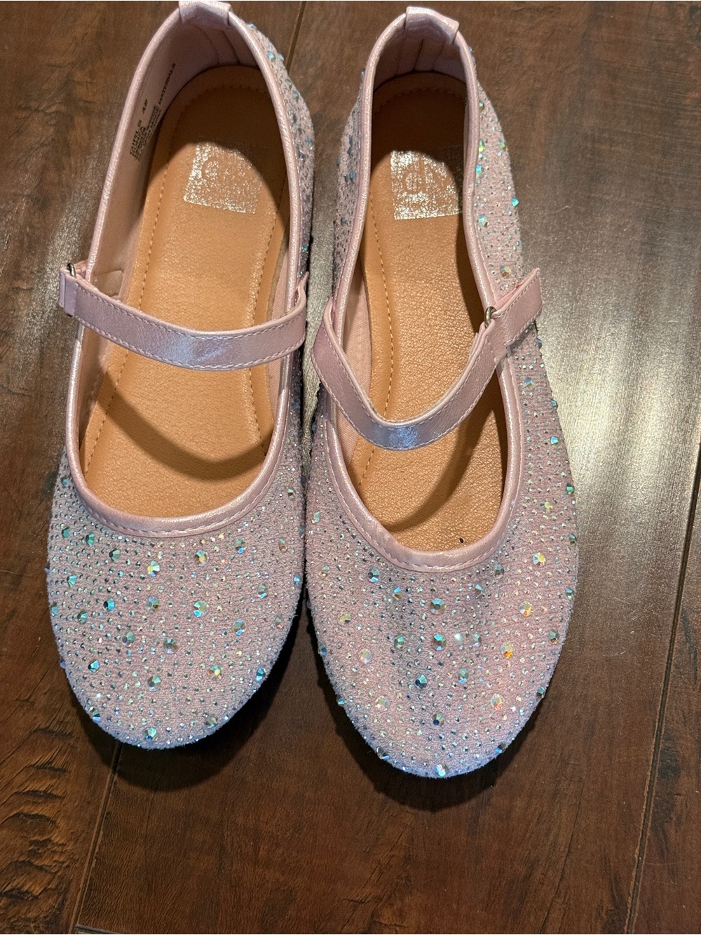 Dolce Vita Pink Glitter Mary Janes for Kids